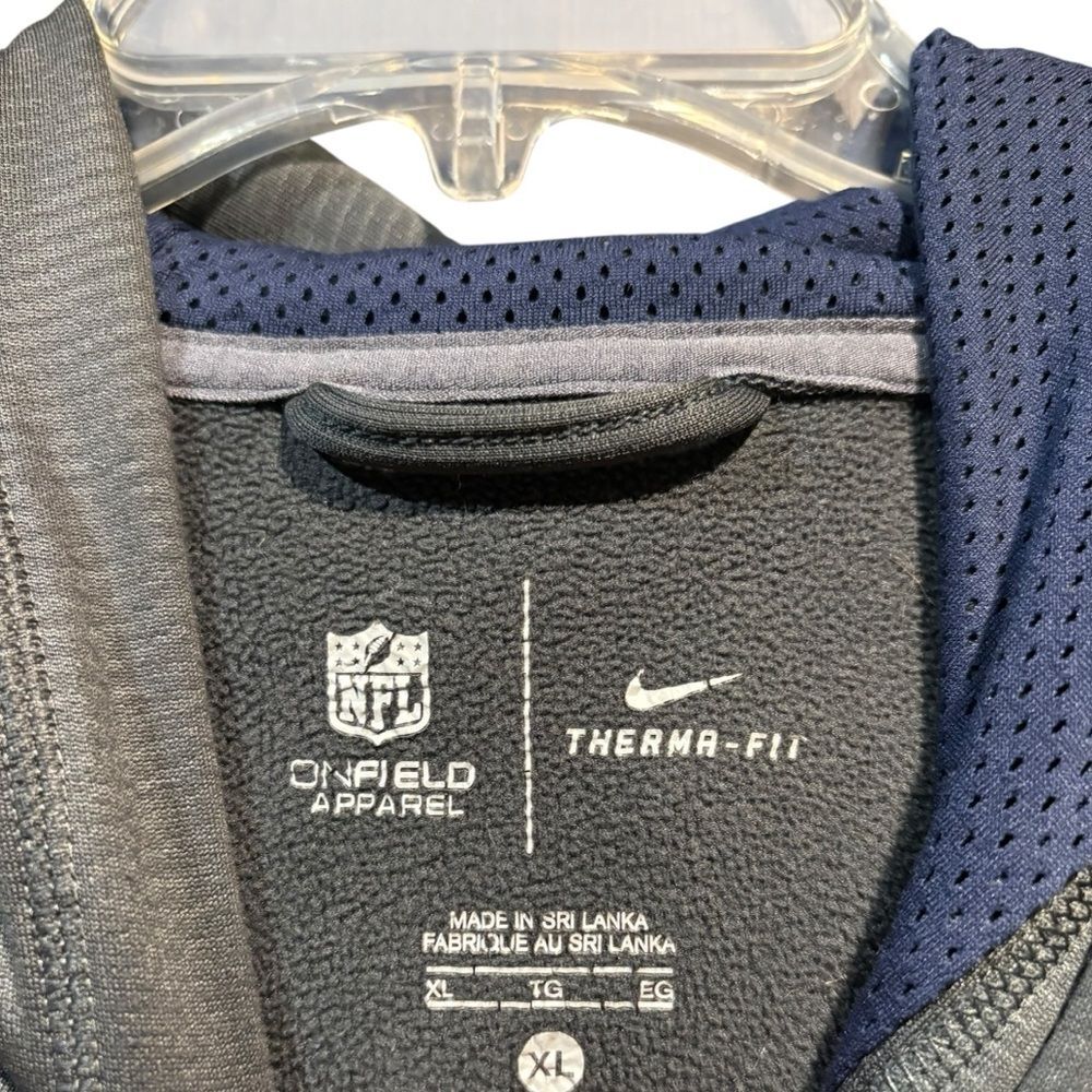 Nike Dallas Cowboys Therma-Fit Hoodie Pullover NFL Spellout Logo Men’s XL - Picture 2 of 6